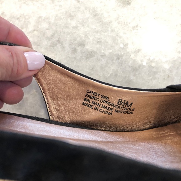 Cork-heel Peep Toe Sling Backs - Picture 5 of 6